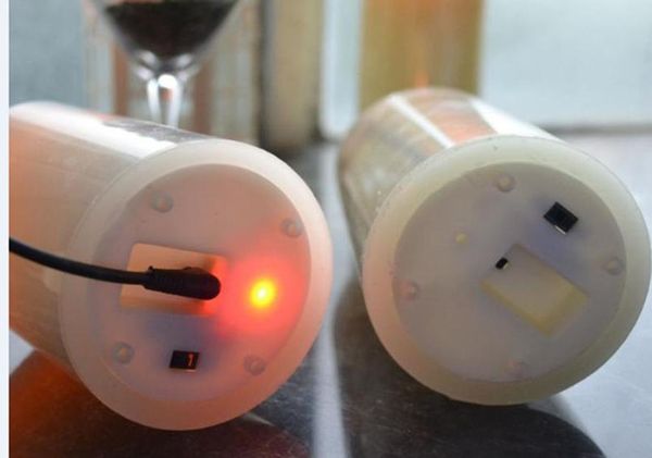 

electronic candles bright flickering bulb equipped with usb charging cable flameless led tea light for festival elect bbyspj lg2010