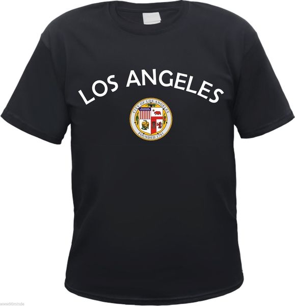 

los angeles men's t-shirt black - flag print - s to 3xl - usa california sport hooded sweatshirt hoodie