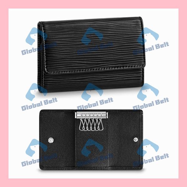 

key holder key pouch women designers pouchs keychain keypurse women designer keyholder keys pouch women keychain keys purse keychain, Red;black