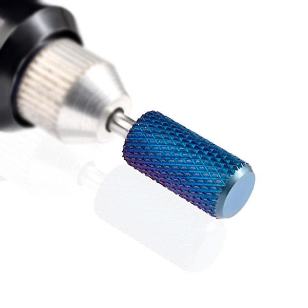 

nail drill & accessories 2021 tools blue color bits tungsten carbide burrs nano coating metal for manicure electric