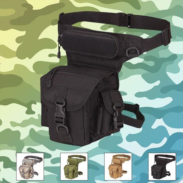 

тактическая талия сумка падает сумки для ног инструмент для кемпинга походные походы треккинг военное плечо седло оксфорд ткань многофункцио