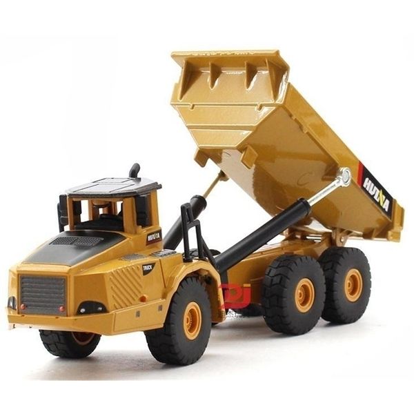 

1:50 alloy articulated dump truck model toys, high imitation alloy engineering vehicle model, metal diecasting, wholesale y200109