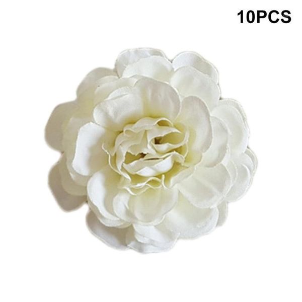 

10pcs/set silk rose flower heads diy craft wreath gift for wedding home decoration1