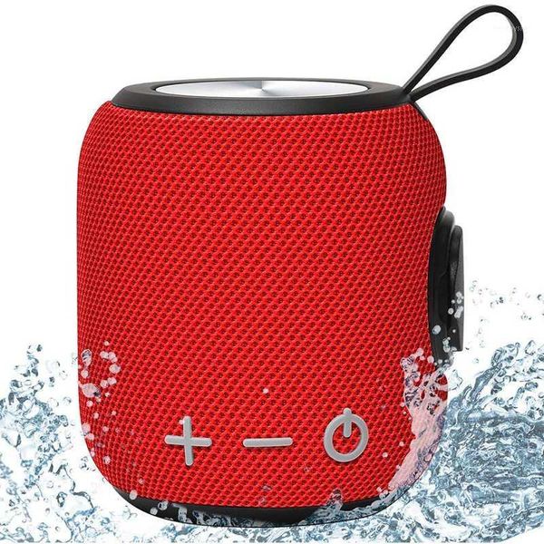 

1pcs tws speakers ipx7 waterproof bluetooth 4.2 mini speaker 360 hd surround sound & rich stereo bass for travel, outdoors, home1