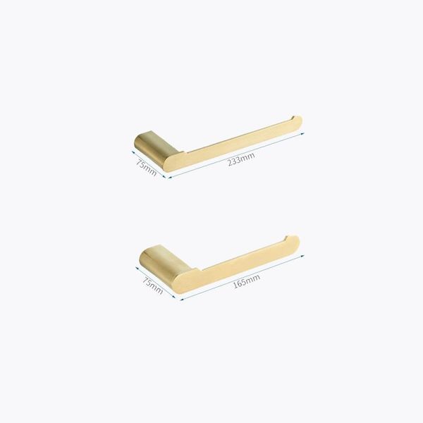 

set brushed gold towel bar bath accessories toilet roll paper holder sus304 stainless steel matte black hook bathroom hardware bbyjou