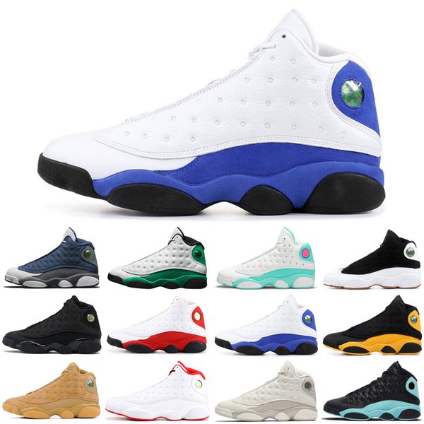 

flint 13 13s jumpman men women basketball shoes wheat cap and gown lucky green grey to bred mens trainers sports sneakers