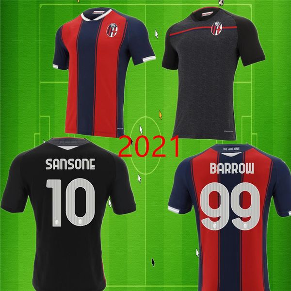 

thailand 20 21 bologna fc soccer jersey home orsolini 20 21 maglie da calcio sansone dominguez tomiyasu soriano barrow football shirts, Black;yellow