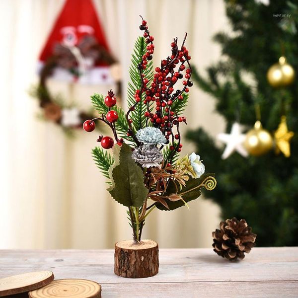 

christmas decorations gift table home decor restaurant party with ornaments interior tall holiday mini artificial tree festival year1