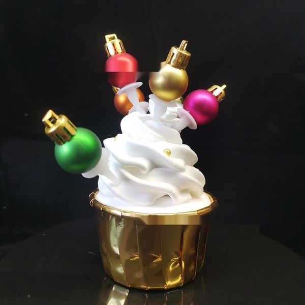 

11i6p 2020 new ball accessories decorative cake ornaments and ornaments christmas baking ball plug-in christmas decoration products cake dec