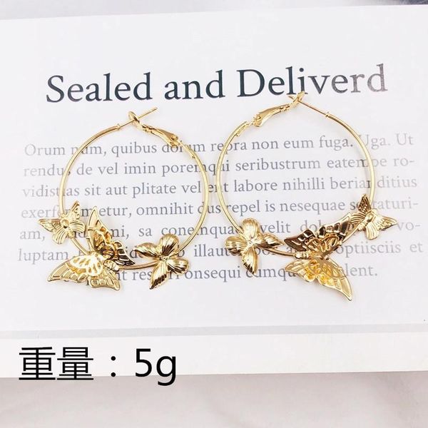 

корейский длинный кисточкой бабочка падение серьги золото серебро цвет 2020 моды висит серьги для женщин свадьба украшения ювелирных изделий, Golden