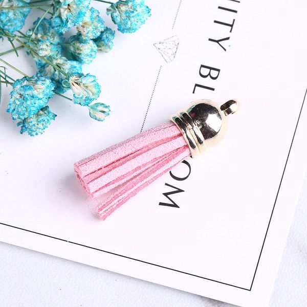 

20шт много замшевых кисточек для серьги подвески подвески 22 цвета металлические крышки сатинированные кисточки для diy ювелирных изделий из