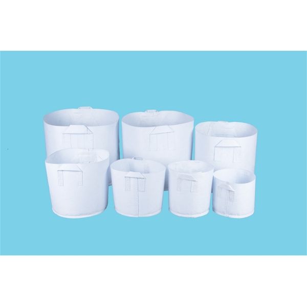 

soft-sided non-woven fabric reusable breathable highly environment grow pots planting bag with handles large flower planter