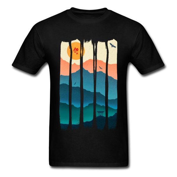 

grandpa mens vintage samurai japan mountain brush strokes graphic for good quality clothes sport hooded sweatshirt hoodie men t shirt