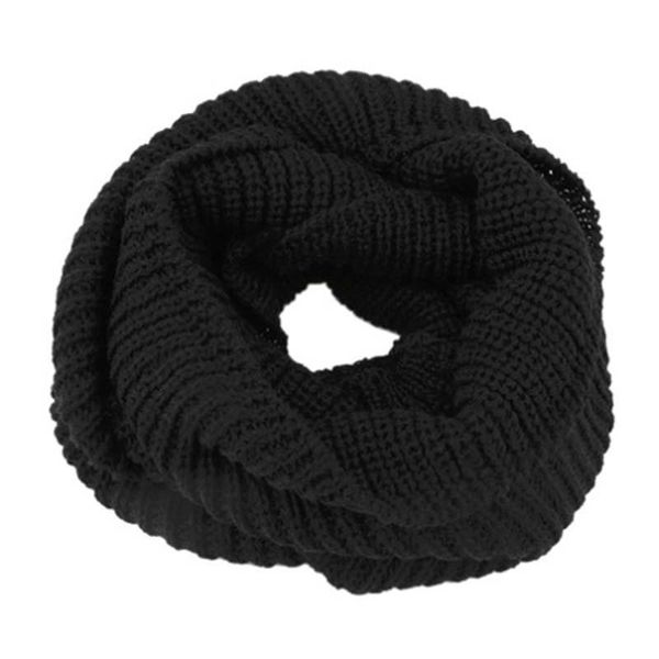 

new women's winter soft warm 2 circle cable knit cowl neck long scarf shawl girl wool scarf clothing accessories, Blue;gray