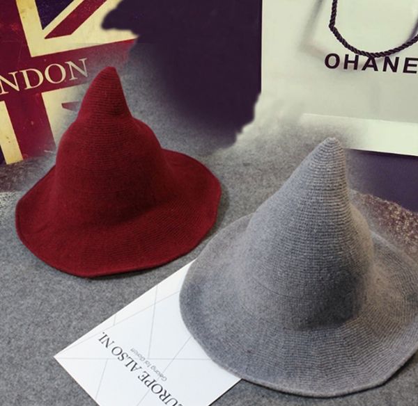 

bucket hat sorceress caps online halloween christmas wool comfortable and breathable many color for sale, Blue;gray