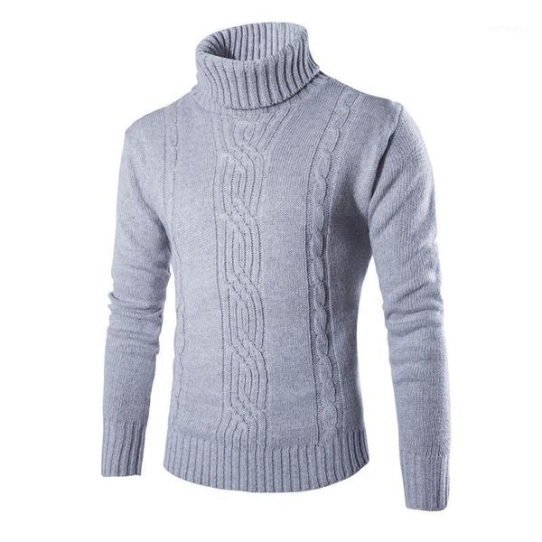 

men sweater office winter long sleeve casual fashion turtle neck sweatshirt plus size1, White;black