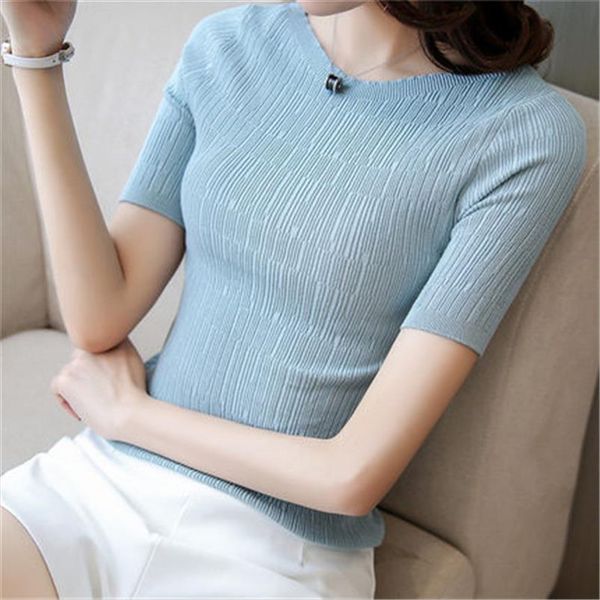 

basic 2018 new autumn knitted sweater slash neck short sleeve pullovers and sweaters slim women jumper pull femme pz016, White;black