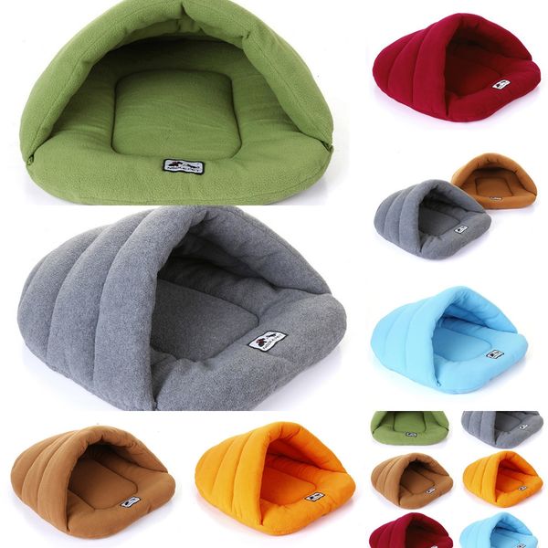 

pet soft polar fleece mat cat small dog puppy kennel bed sofa sleeping bag house winter keep warm 1 nhhu7