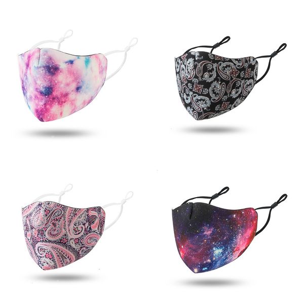 

u1br0u floral print breathable foldable mouth reusable sunscreen masks face without filter housekeeping designer mask 3 n