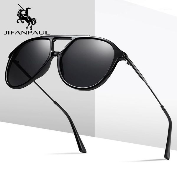 

jifanpaul men uv400 polarized square metal frame male sun glasses fishing driving sunglasses brand new fashion sunglasses1, White;black