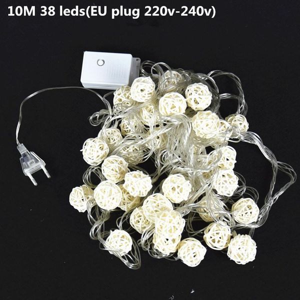 

aifeng 10m 5m 2,5 млн. 1,2 м светодиодный ротанский шар строка света светодиодные сказочные огни для вечеринки рождественские украшения свад