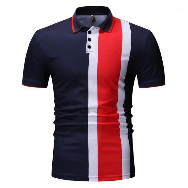 

2021 mens shirt casual striped design short sleeves shirt streetwear male plus size for summer1, White;black