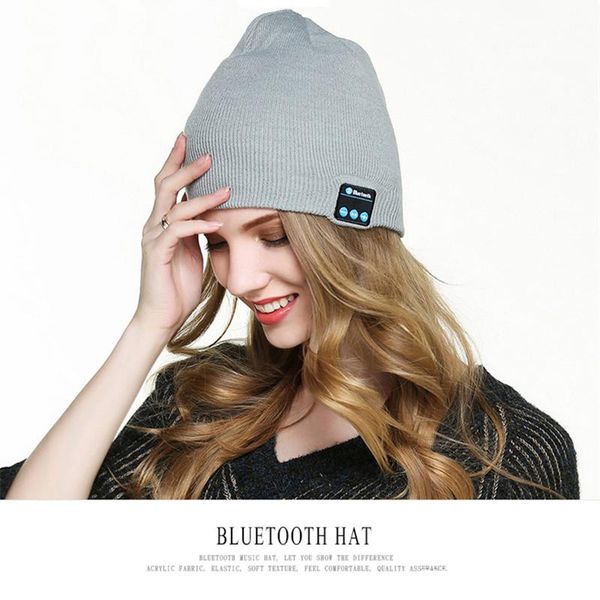 

новая bluetooth hat музыка beanie cap bluetooth v4.1 стерео беспроводные наушники микрофон громкой связи для iphone 8 samsung galaxy s9 музы