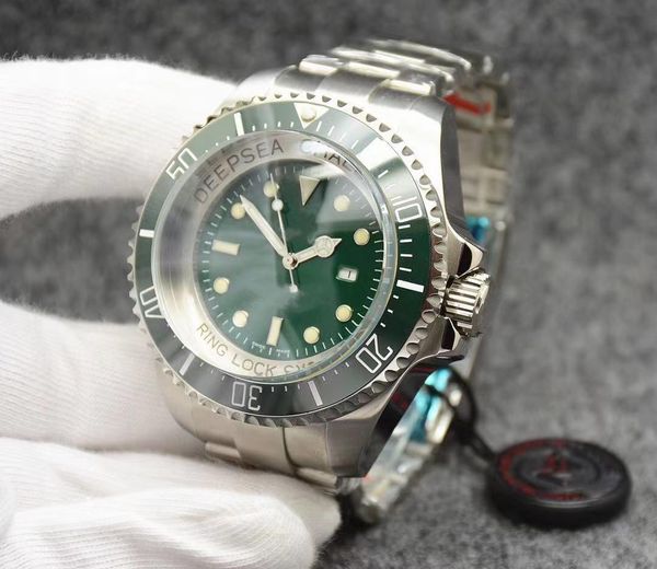 

men watch automatic mechanical watch large size 55mm sapphire glass waterproof function christmas gift delivery, Slivery;brown