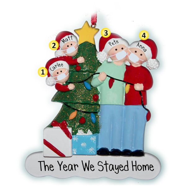 

quarantine christmas ornament diy greetings quarantine christmas birthday party pandemic social distancing resin christmas tree 100 ooa9086