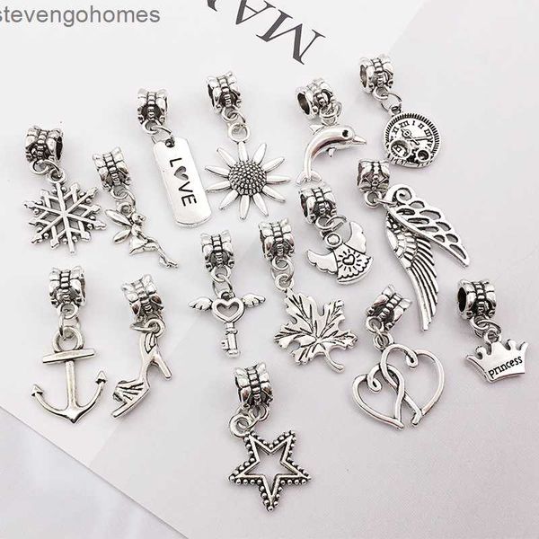 

handmade diy creative alloy colorful bracelet popular fashion girl youth accessories set, Silver