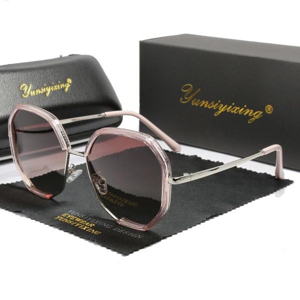 

sunglasses ysyx women's simple fashion travel uv protection anti-glare coating lens sun glasses women 2021 2230, White;black