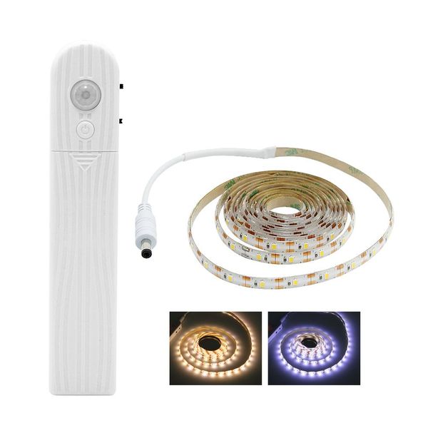 

2m 1m wireless pir motion sensor led strip waterproof ip65 night light under bed lamp for home closet wardrobe cabinet swy jllfnc yeah2010