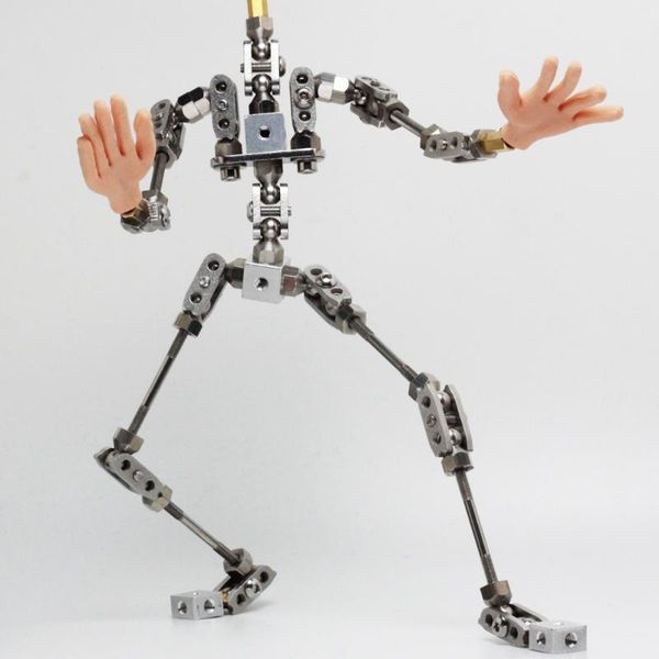 

lighting & studio accessories upgraded ready-to-assemble pma-28 28cm stainless steel animation armature puppet for smotion