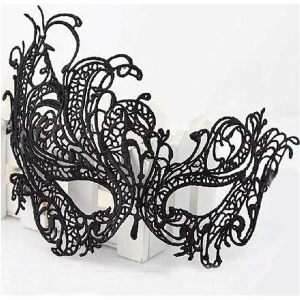 

masquerade lady lace mask halloween party black cutout eye mask blinder fancy dress costume party fancy cosplay