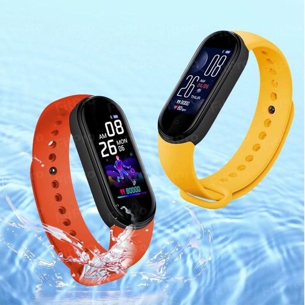 

m5 smart bracelet sport fitness tracker heart rate monitor waterproof women men wristwatch smart band wristbands