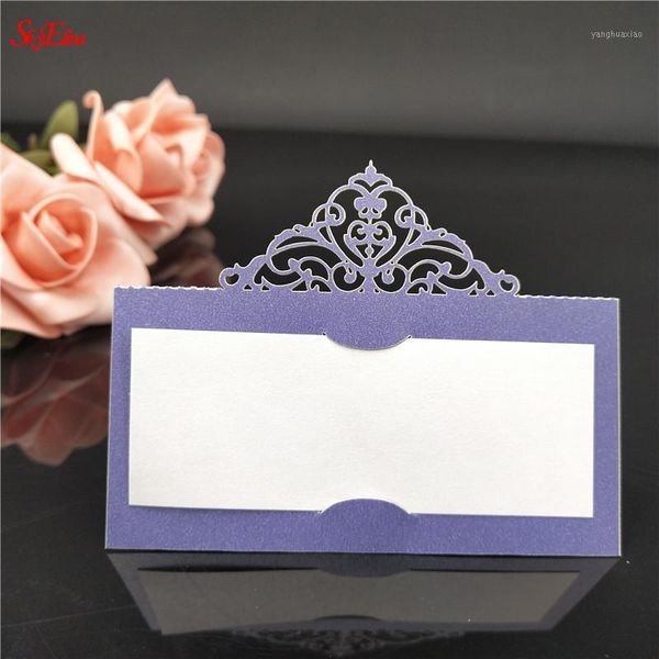 

greeting cards 10/50/100 pcs party table name wine guest place favor decoration wedding supplies seating white 6z sh8731