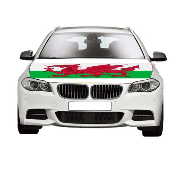 

welsh flags 3.3x5ft 100%polyester, car bonnet banner