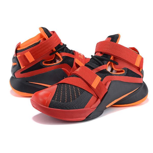 

20s new new athletic lebron  elite kids basketball shoes men the black white 40-46