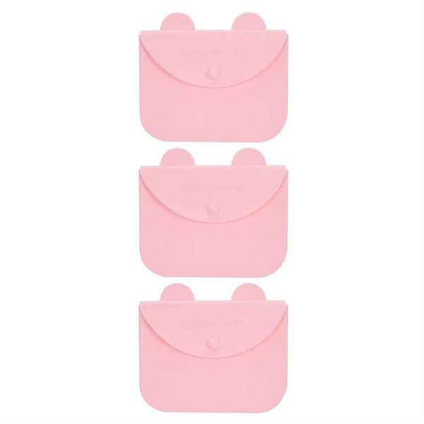 

storage bottles & jars plastic containers for mouth-muffle bag portable dustproof reusable silicone organizer