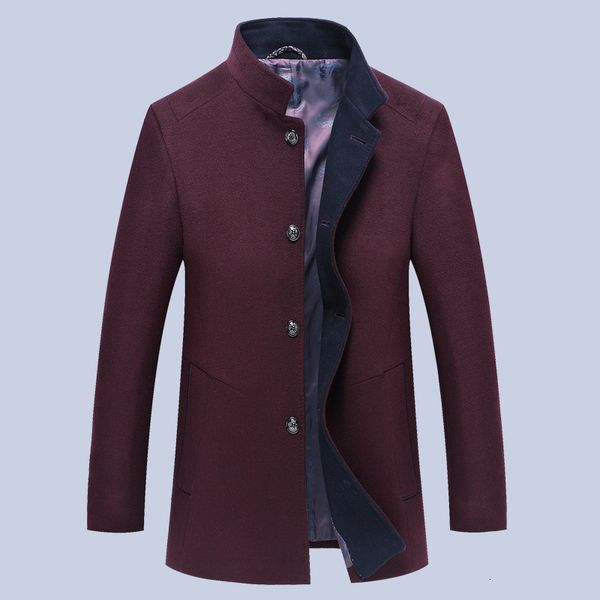 

new wool coat for men in autumn and winter of 2019, Tan;black