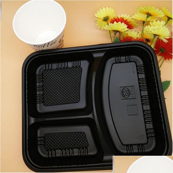 

fedex send disposable food containers with lids/bento box/lunch tray with cover 3 compartment f sqcpyy bbgargden