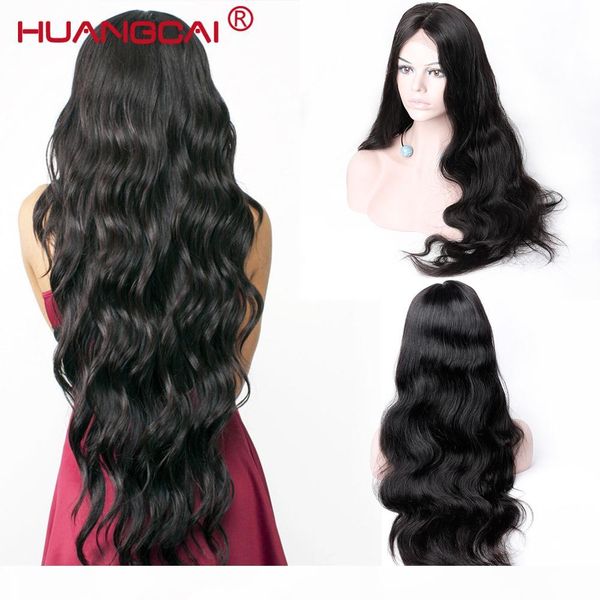 

peruvian body wave lace front human hair wigs human hair wigs for women 150% pre plucked middle part remy hair wigs 13*4 lace, Black