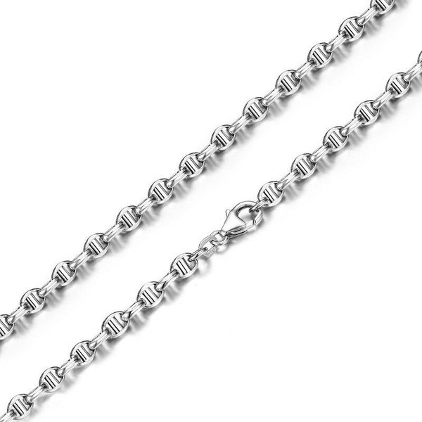 

solid au750 white gold men necklace chain heavy gold necklace chain, Silver