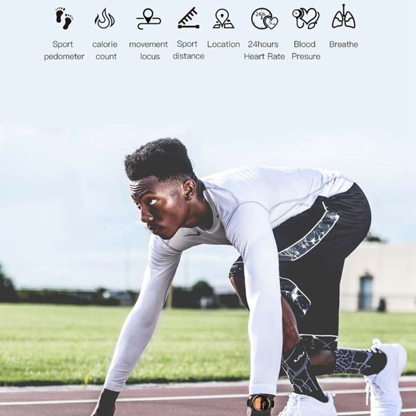 

men's and women's sports smart watch, fitns wristband, waterproof ip68, r