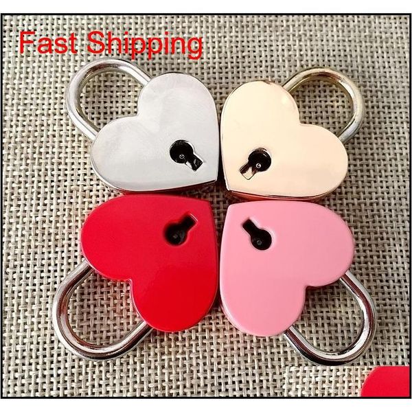 

heart shaped concentric lock metal mulitcolor key padlock gym toolkit package door lock qylszc new_dhbest