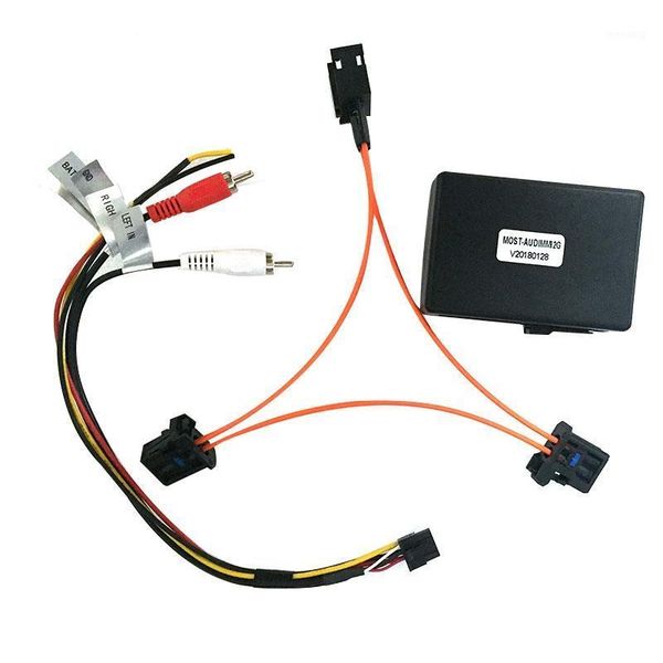 

for a6 a7 a8 q7 05-09 aux car optical fiber decoder box adapter1
