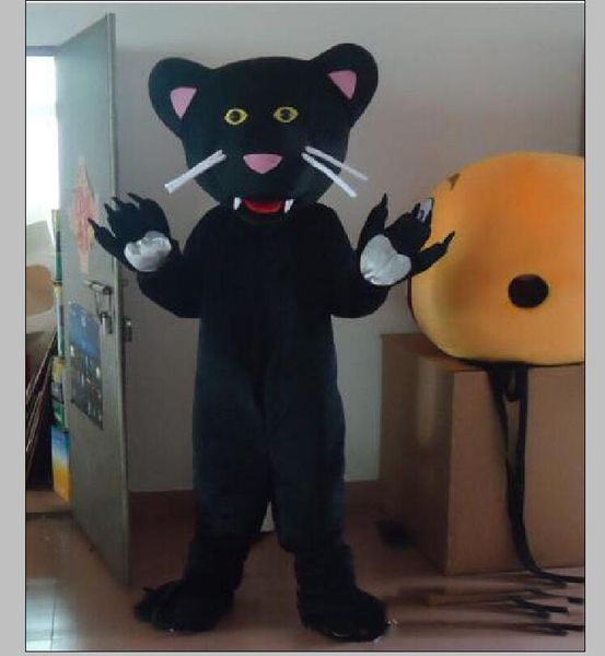 2019 Yüksek kalite sıcak Yetişkin Black Bear Hayvan Maskot Kostüm Fantezi Elbise Sıcak Satış Parti kostüm Ücretsiz Gemi