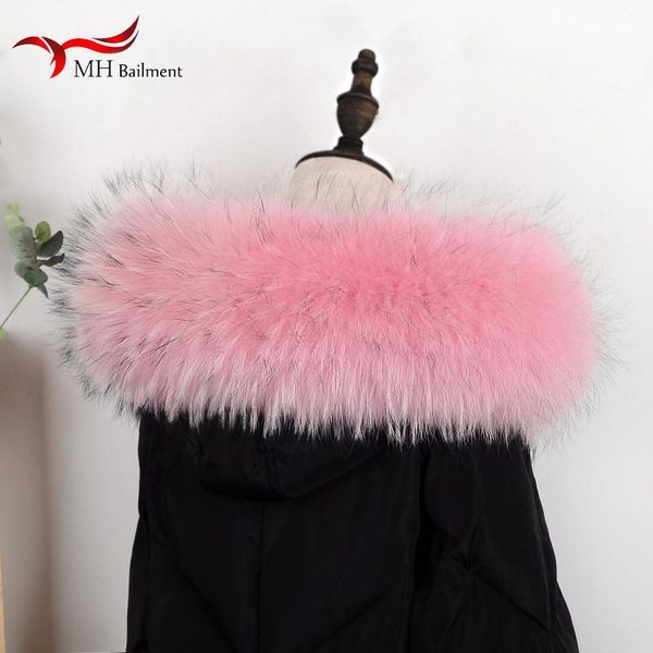 

scarves ladies fur collar autumn/winter style big size real raccoon scarf custom hoodie keep warm furry shawl, Blue;gray