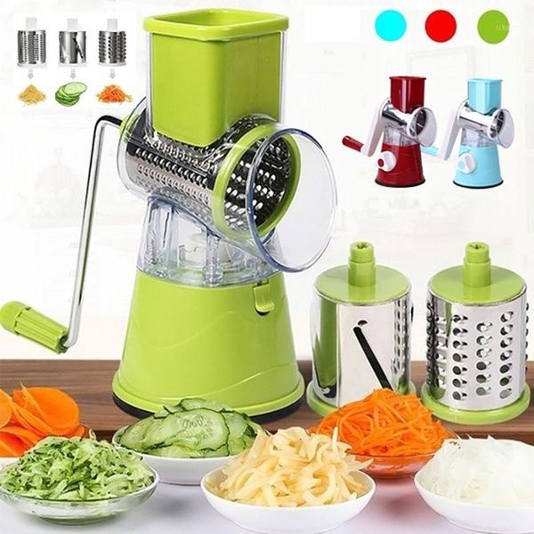 

vegetable cutter round slicer graters potato carrot cheese shredder processor vegetable chopper roller gadgets kitchen tool1