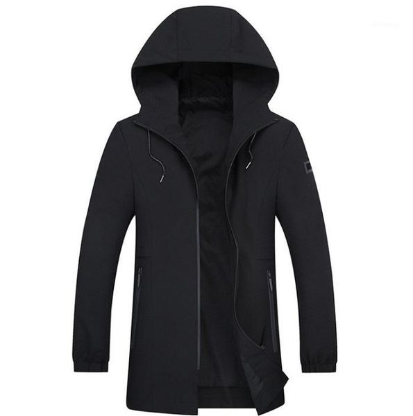 

men's trench coats coat men classic trenchcoat jacket male mens long clothing 5xl 6xl 7xl 8xl1, Tan;black